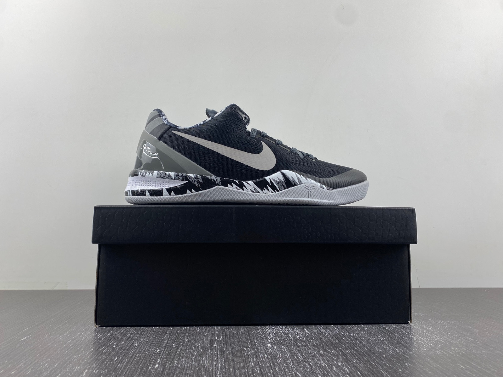 nike kobe 8 system philippines black silver 613959‑001