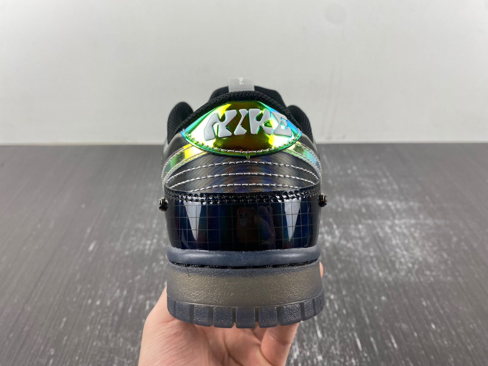 nike dunk low "hyperflat" black/grey fv3617-001