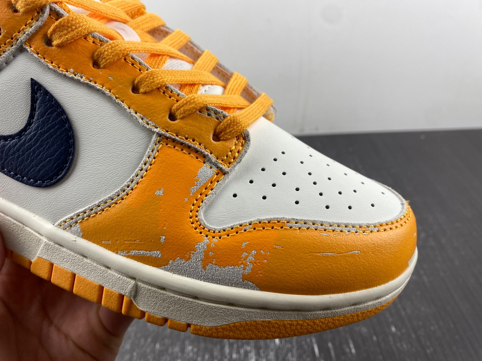 nike dunk low wear and tear - fn3418-100