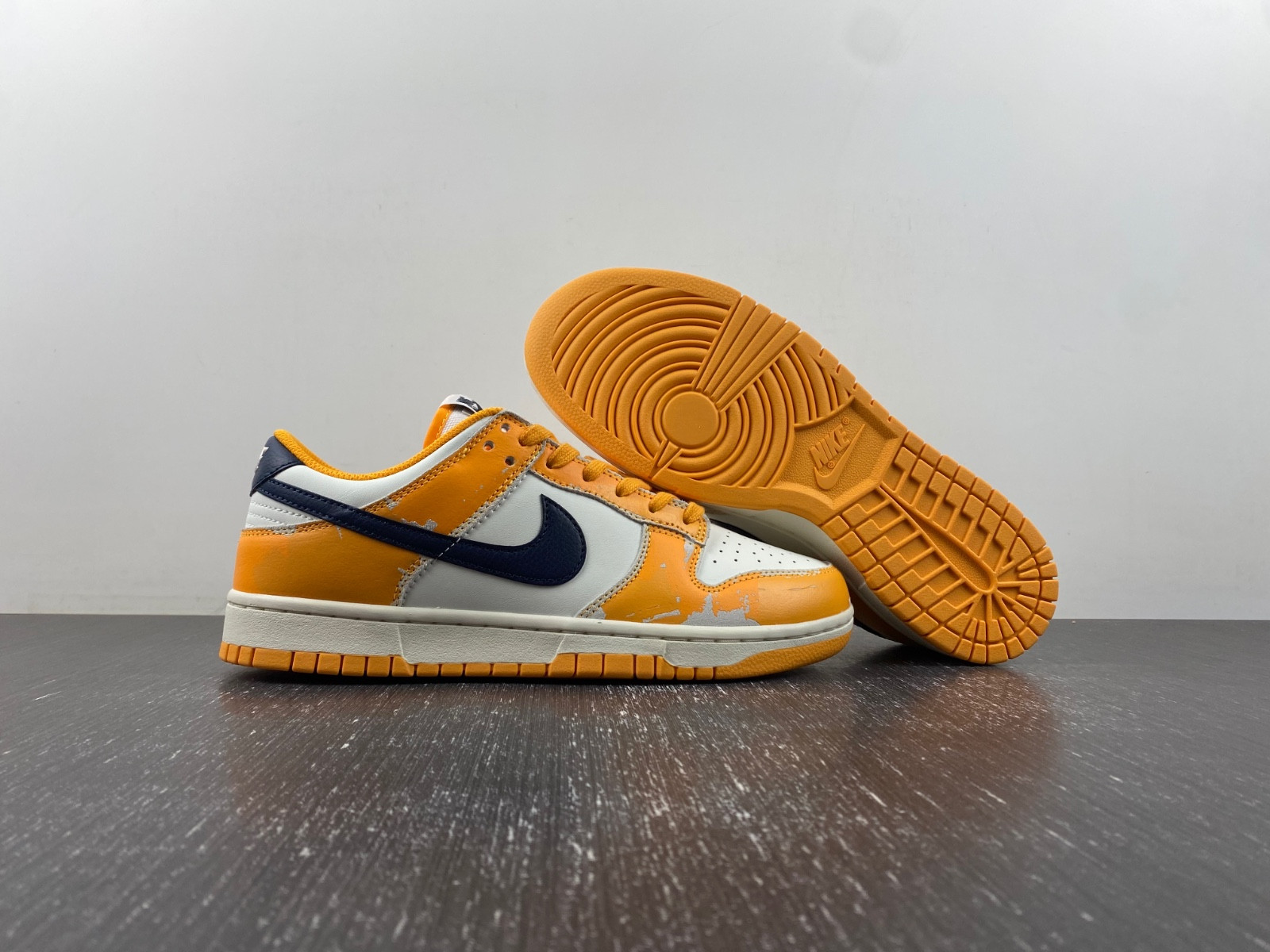 nike dunk low wear and tear - fn3418-100
