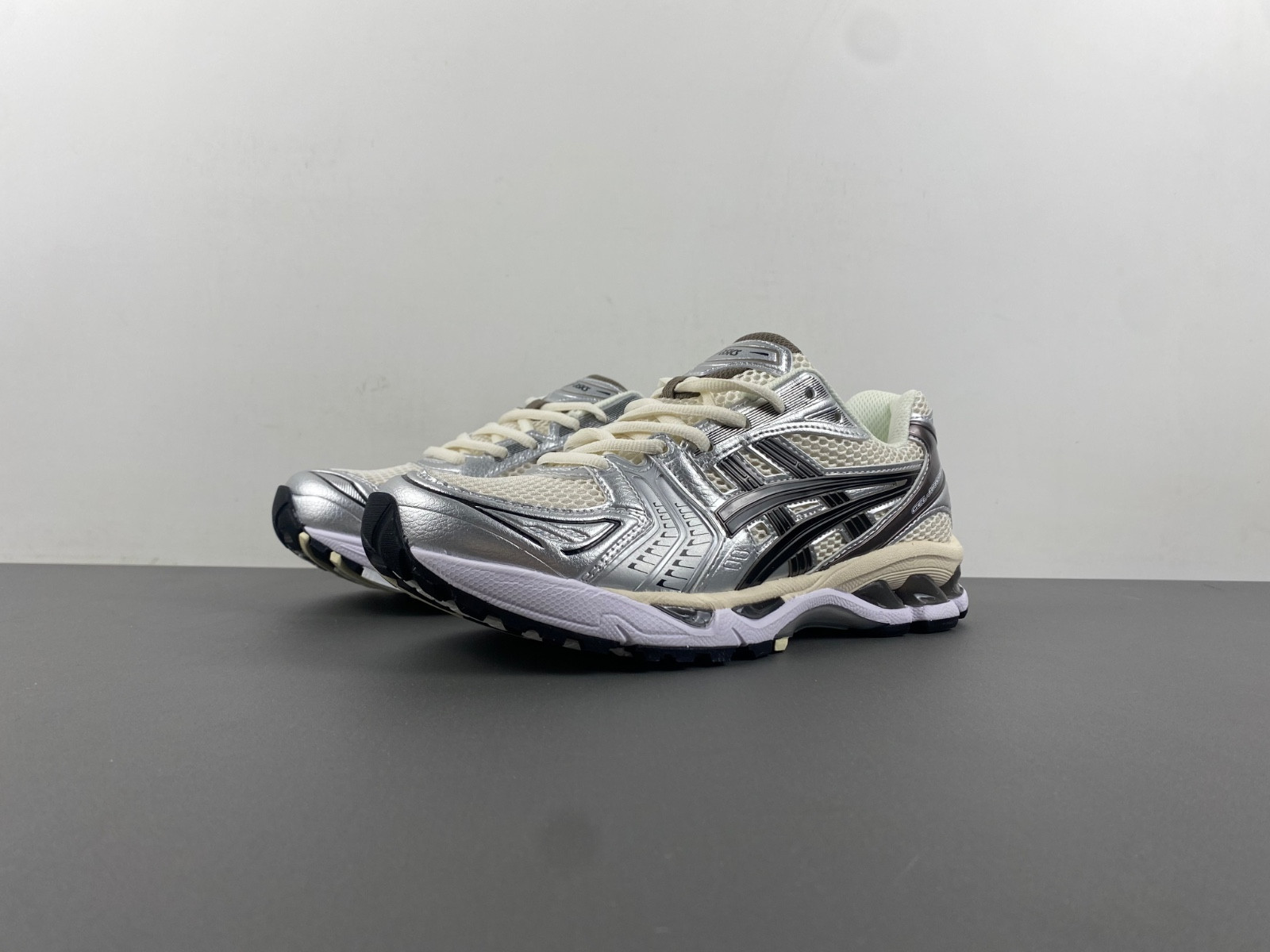 As*ic*s gel-kayano 14 cream black metallic plum men''s 1201a019-108
