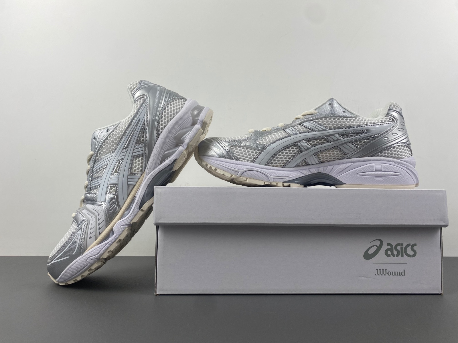 As*ic*s x jjjjound gel-kayano 14 "silver/white" sneakers 1201a457