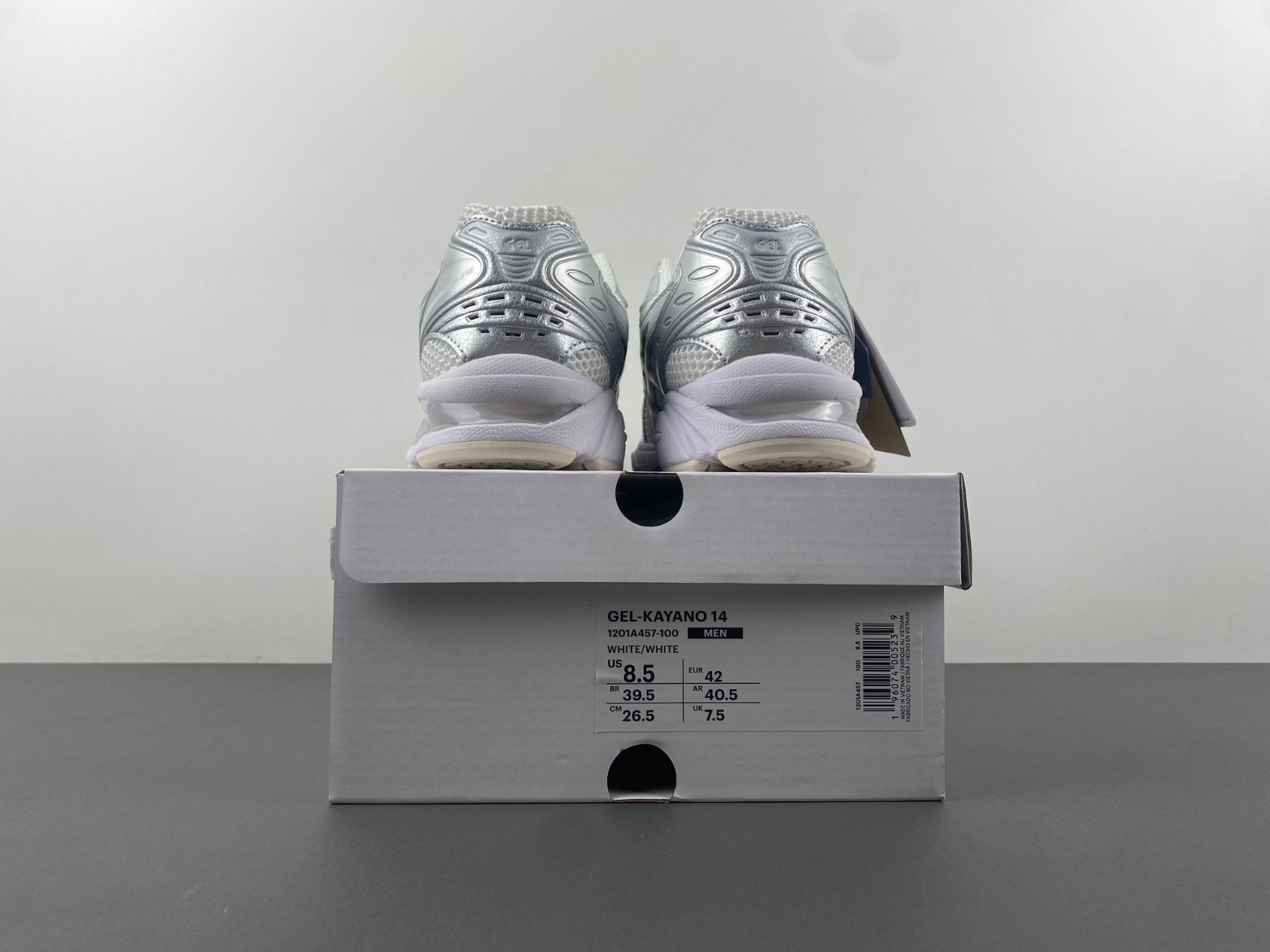 As*ic*s x jjjjound gel-kayano 14 "silver/white" sneakers 1201a457