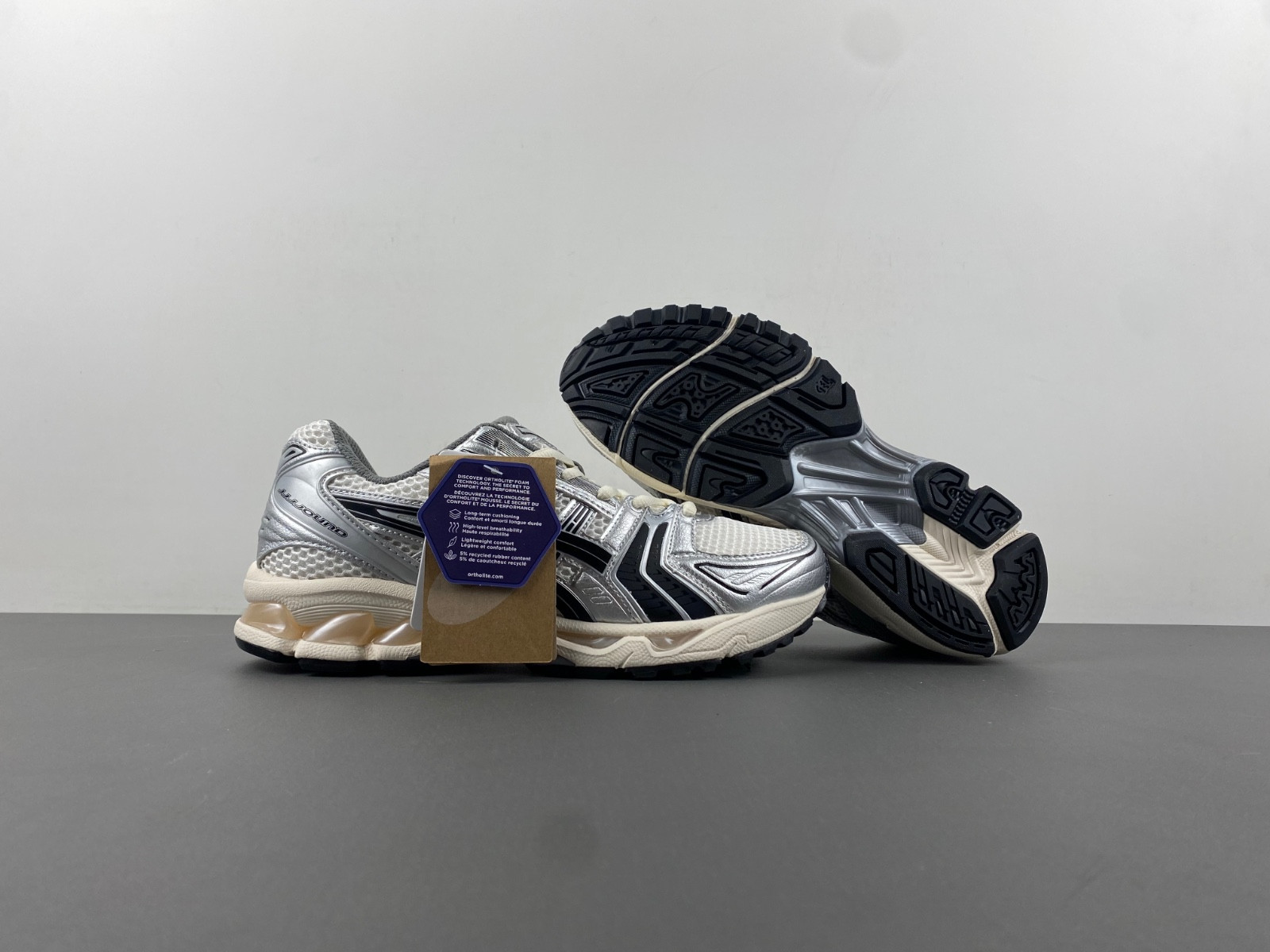 As*ic*s gel-kayano 14 jjjjound silver black 1201a457 101
