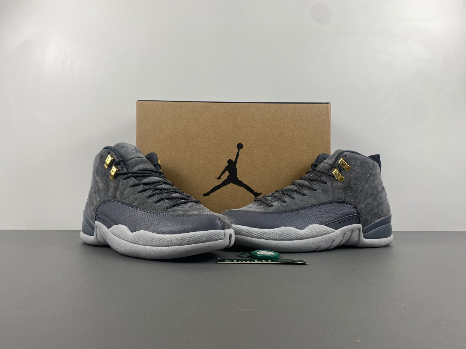 jordan 12 retro dark grey men