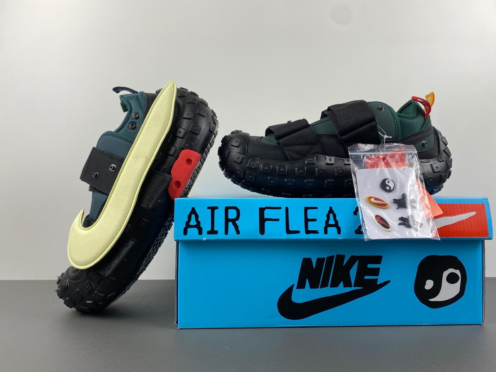 cpfm nike air flea 2 faded spruce dv7164-300