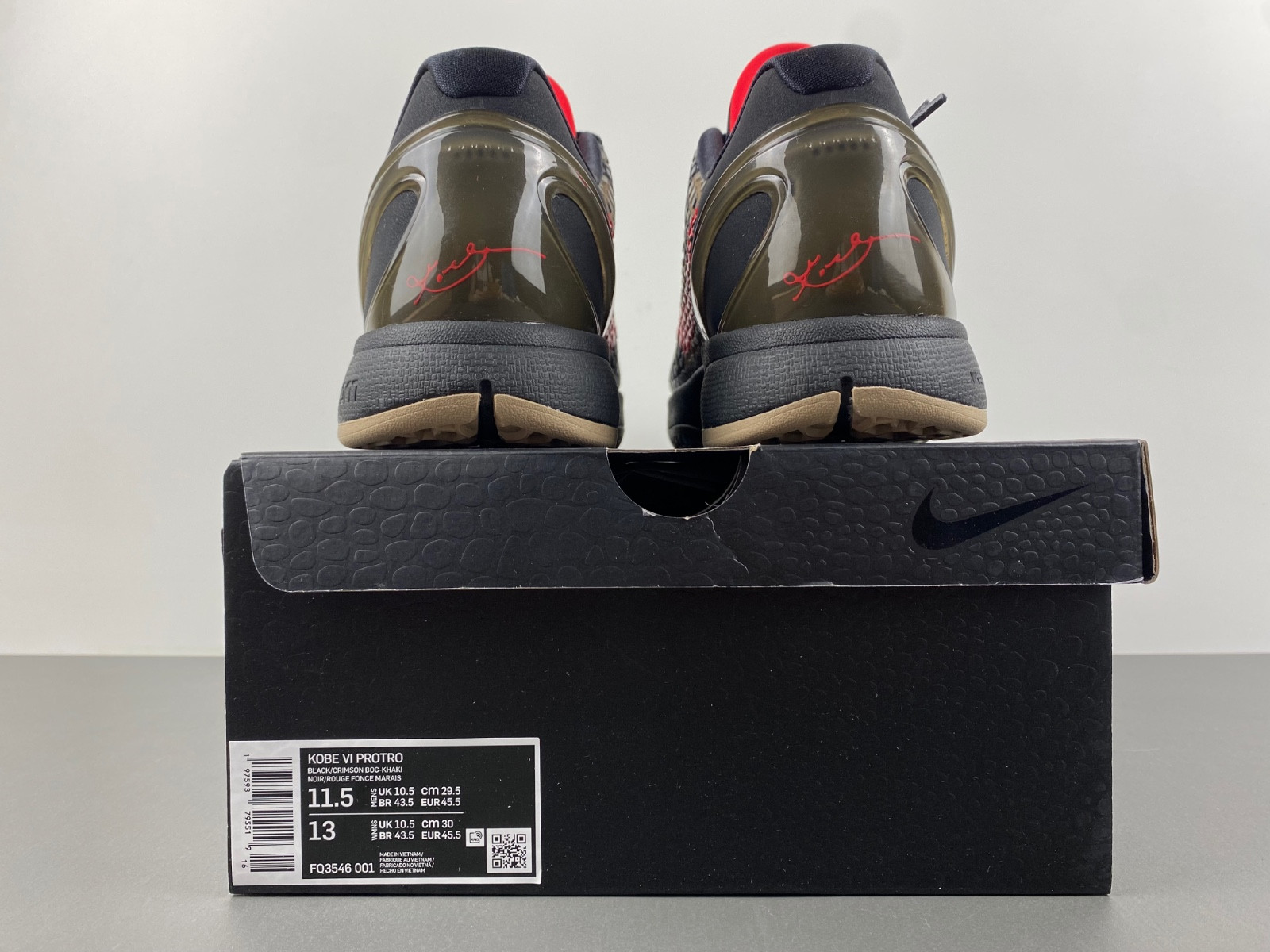 nike kobe 6 protro "italian camo" fq3546-001