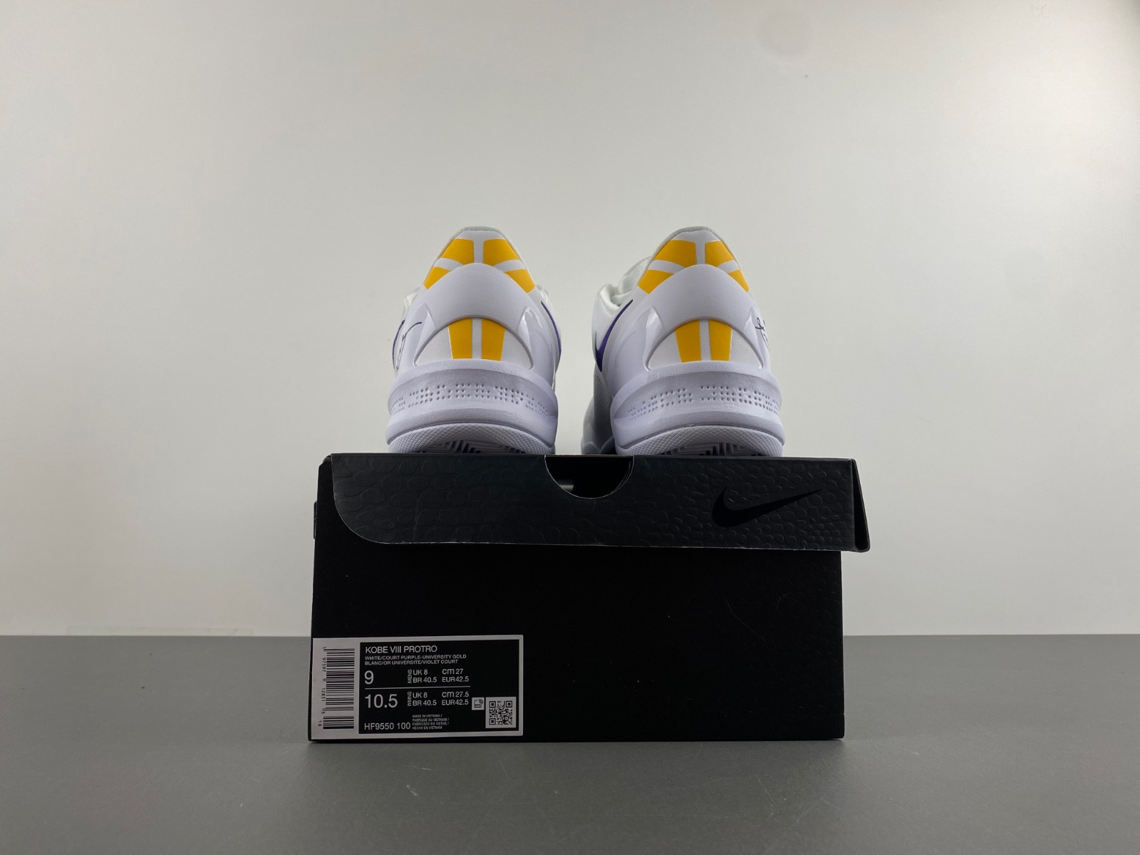 nike kobe 8 protro lakers home hf9550-100
