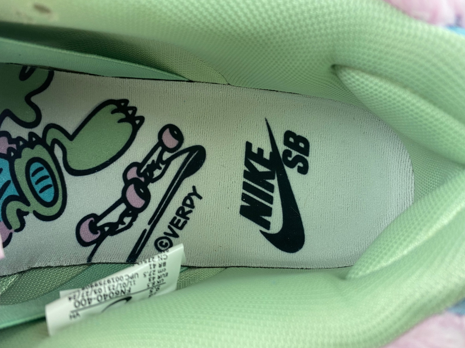 nike sb dunk low verdy 