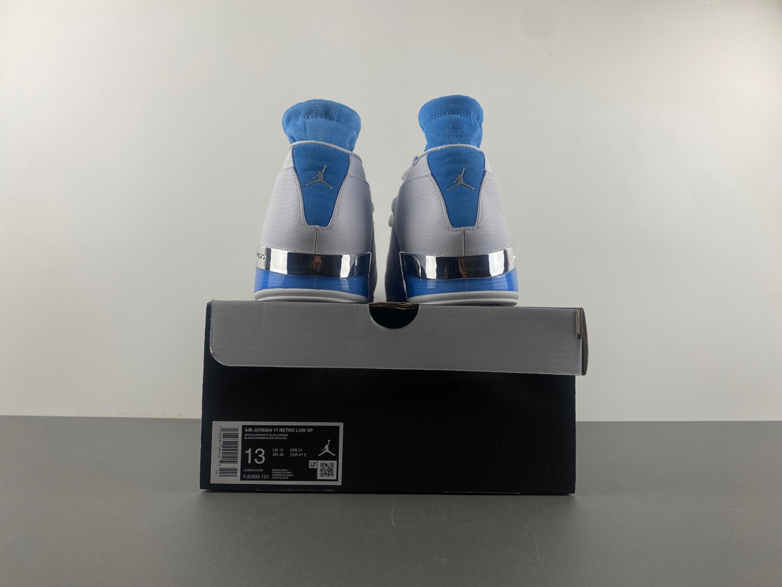 air jordan 17 retro low sp university blue fj0395-101