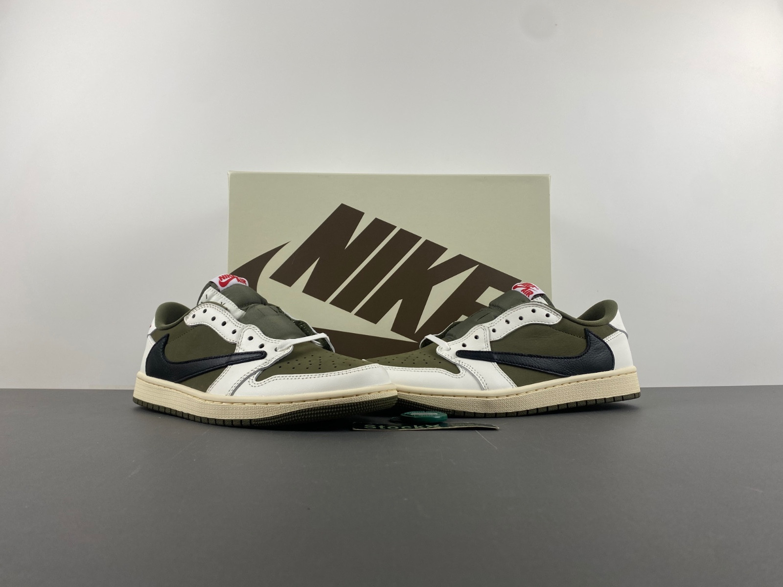 travis scott air jordan 1 low og olive dm7866-200