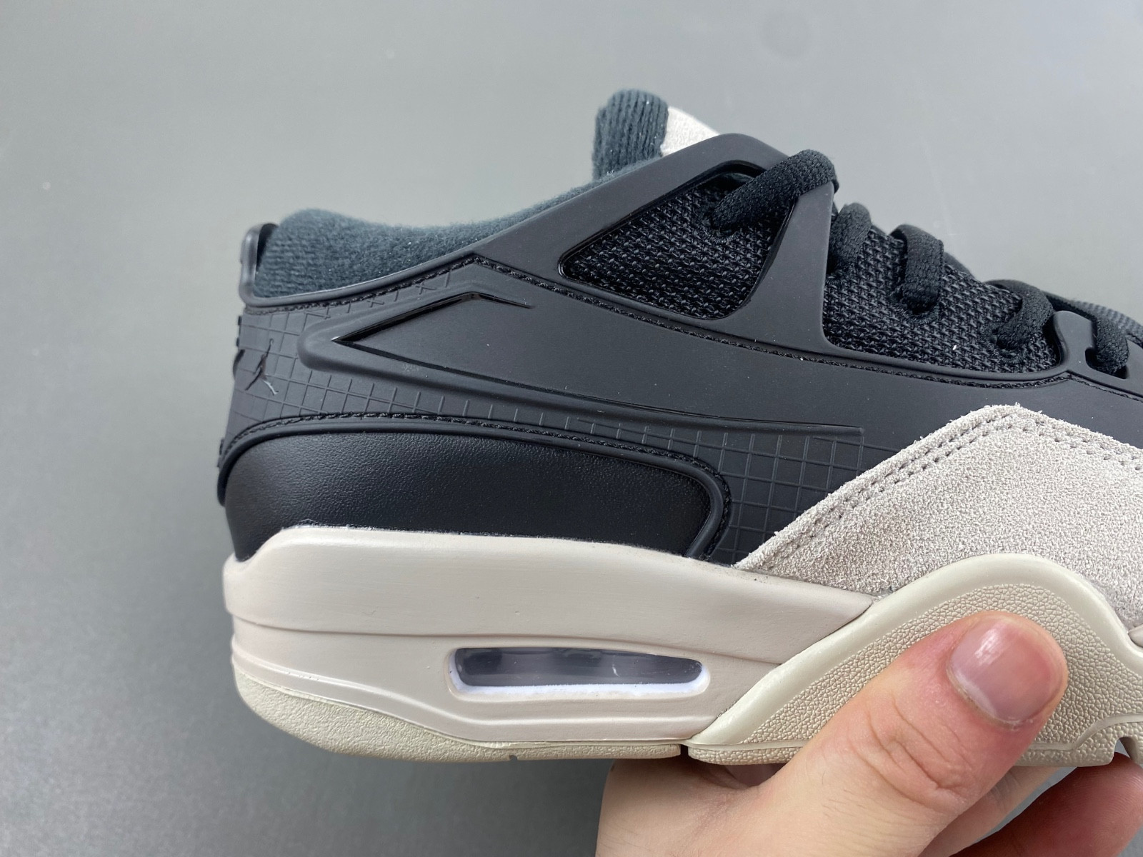 air jordan 4 rm "black/light bone" fq7939-001