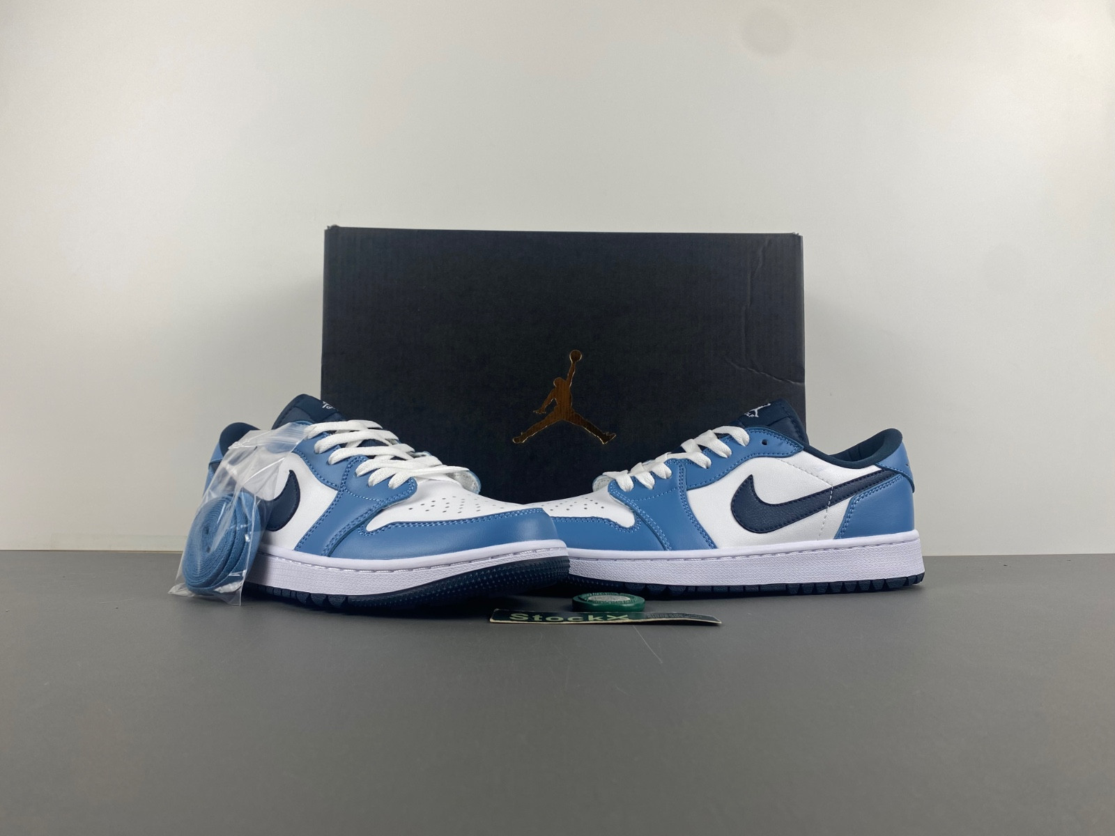 jordan 1 low golf white aegean storm men