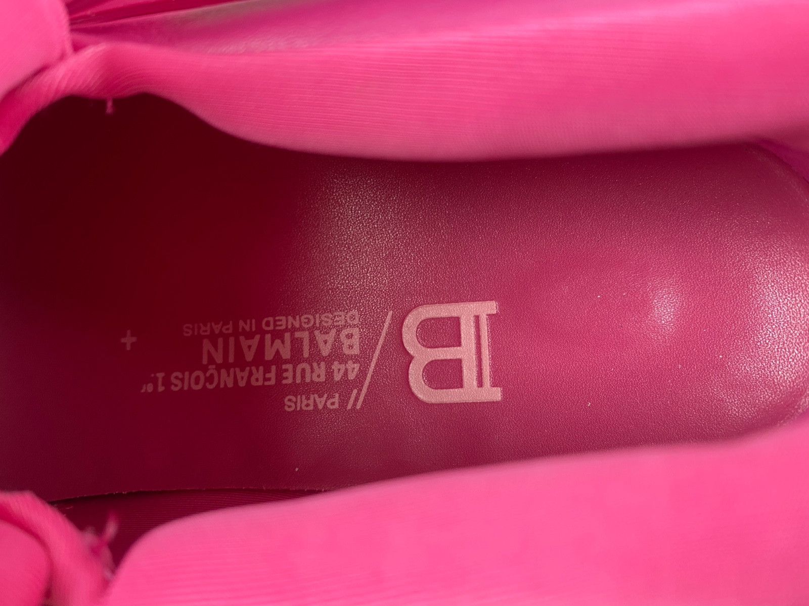 balmain neoprene and leather unicorn low-top sneakers