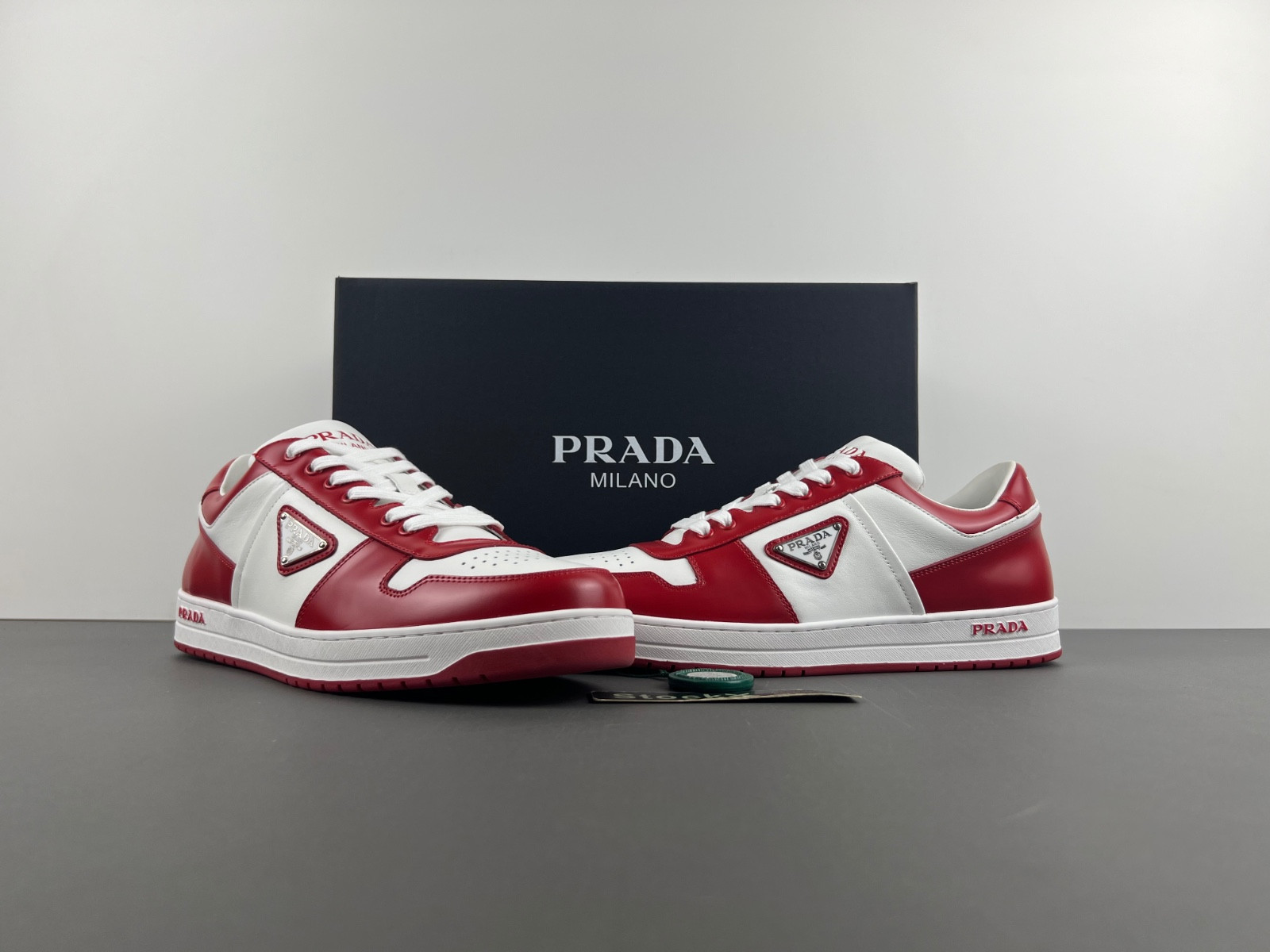 pra downtown leather sneakers