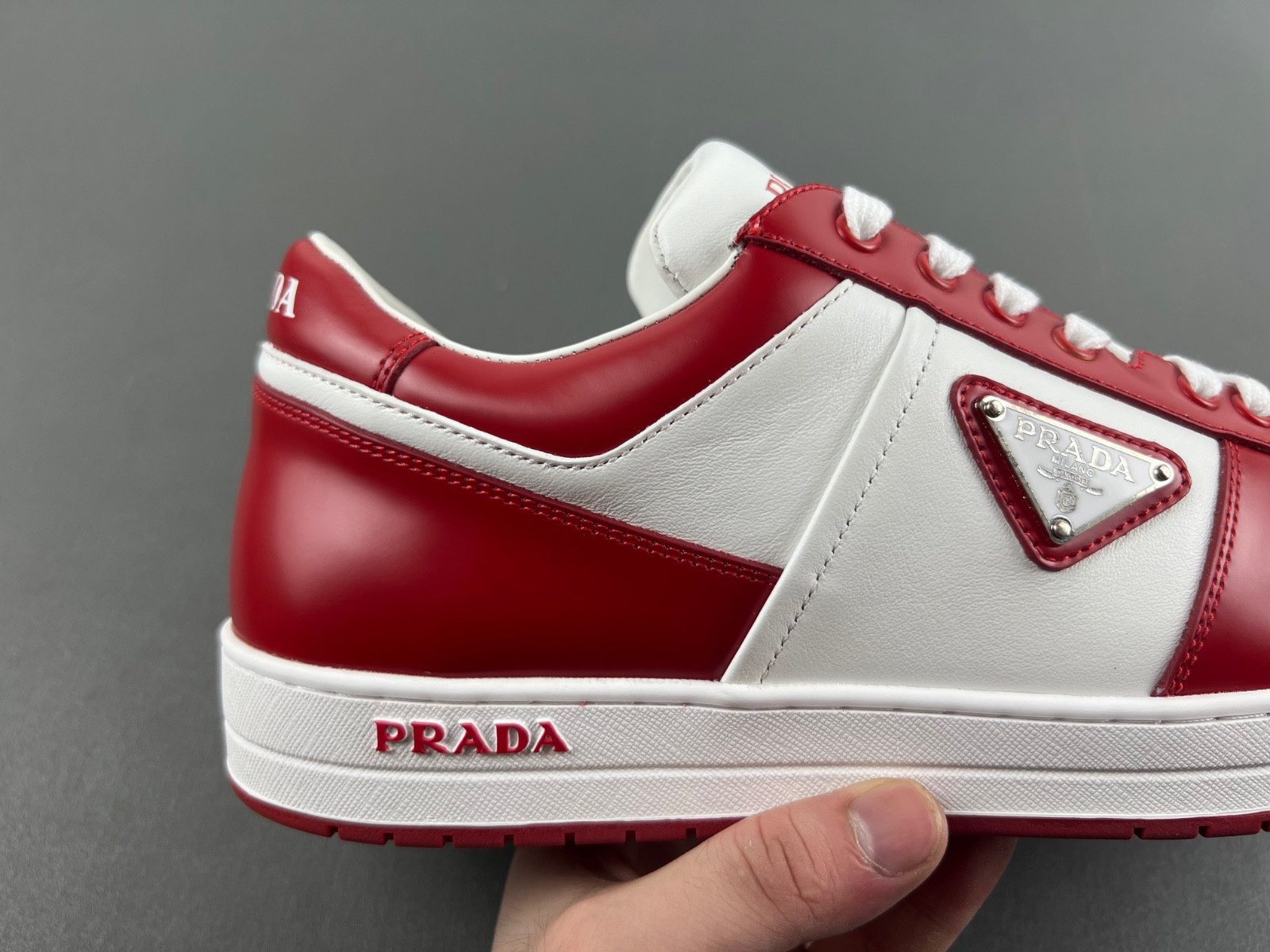 pra downtown leather sneakers
