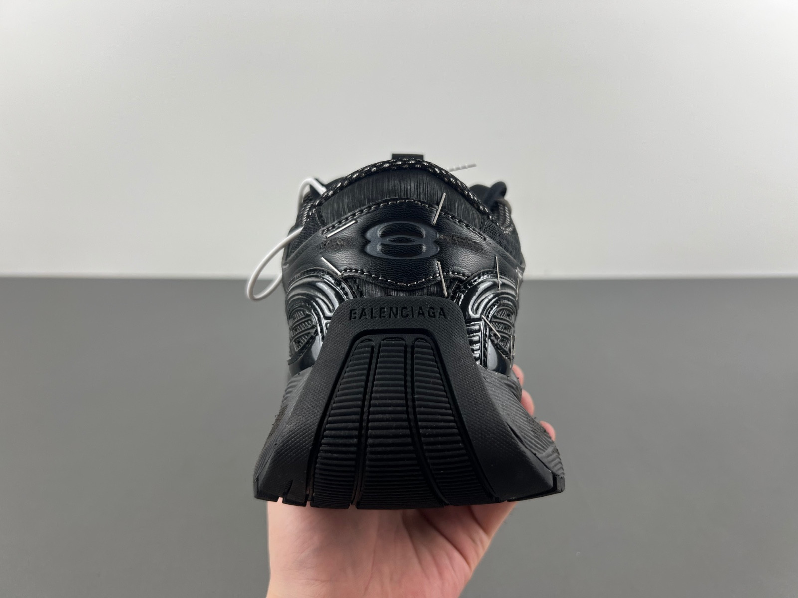 Ba*len*cia*ga stapler sneaker in black