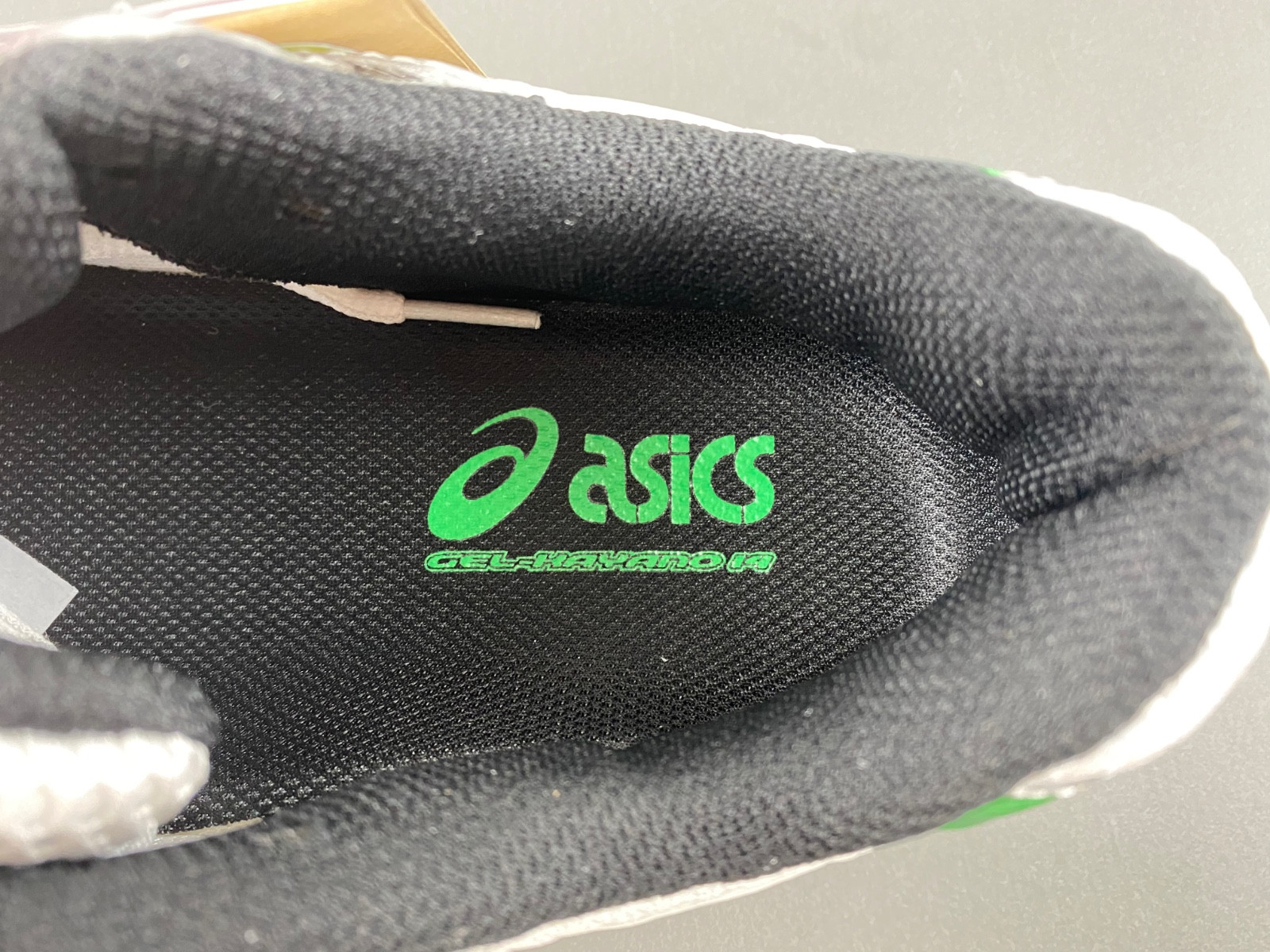 As*ic*s gel-kayano 14 white/malachite green 1201a019-110