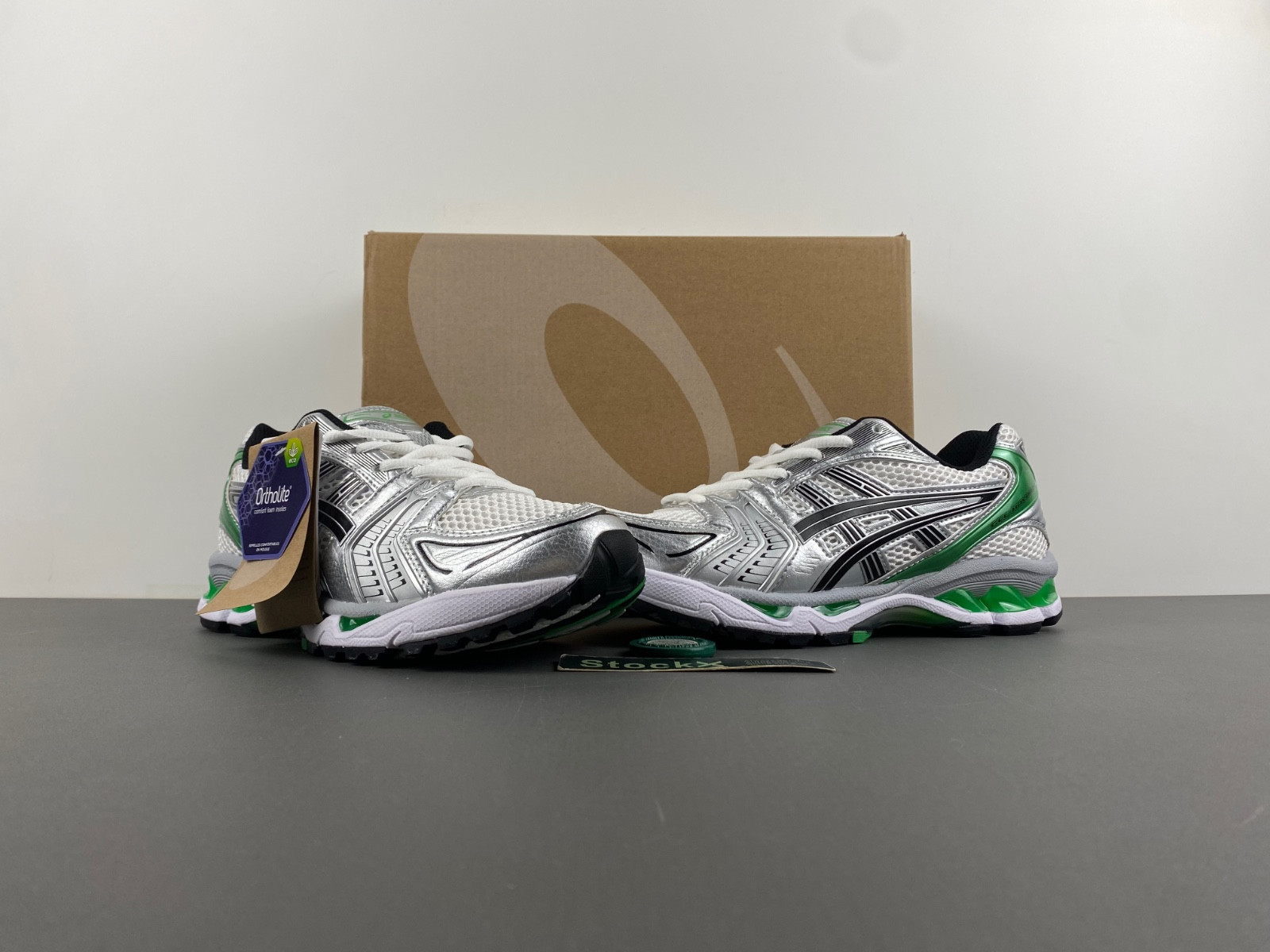As*ic*s gel-kayano 14 white/malachite green 1201a019-110