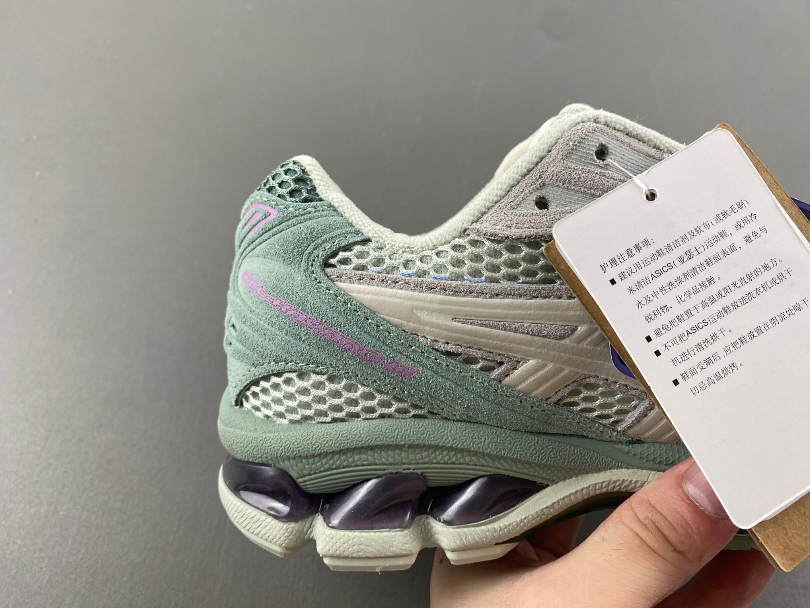 As*ic*s gel-kayano 14 light sage smoke grey 1201a161 023