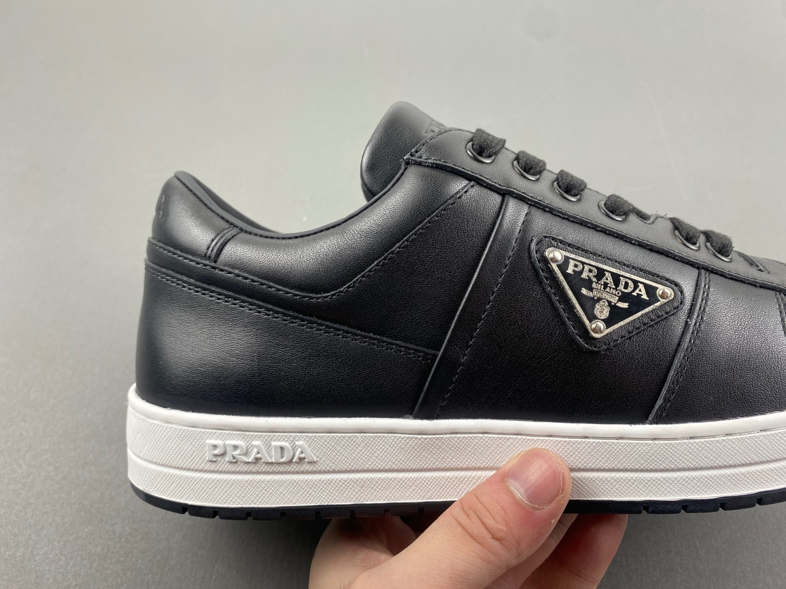 pra downtown leather sneakers