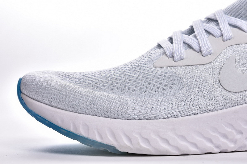 nike epic react flyknit white racer blue pink blast aq0067-101