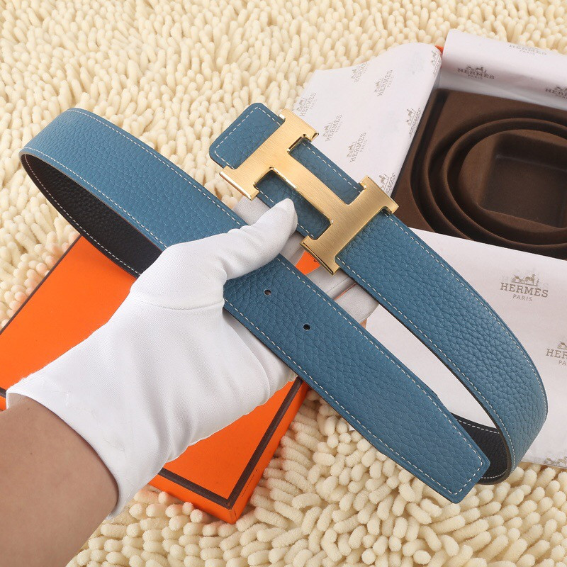 H**mes classic wire-drawn double-sided belt h074562-1