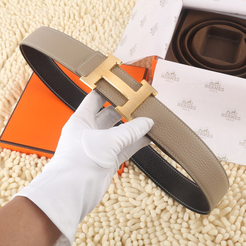 H**mes classic wire-drawn double-sided belt h074562-2