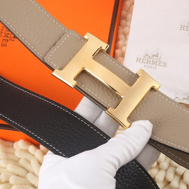 H**mes classic wire-drawn double-sided belt h074562-2