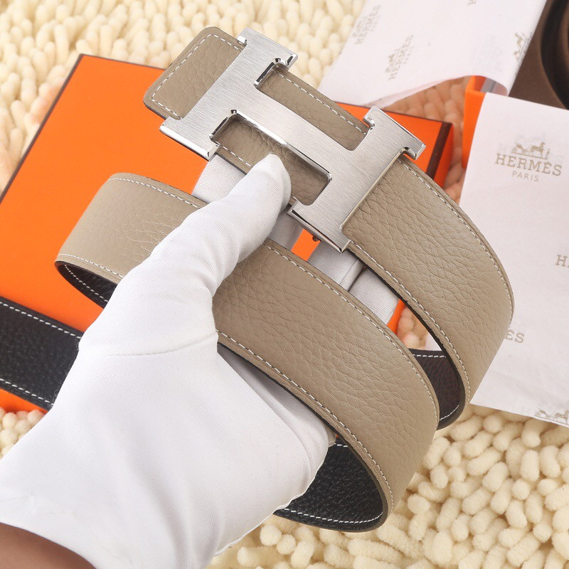 H**mes classic wire-drawn double-sided belt h074562-2