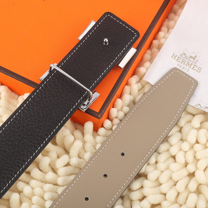 H**mes classic wire-drawn double-sided belt h074562-2