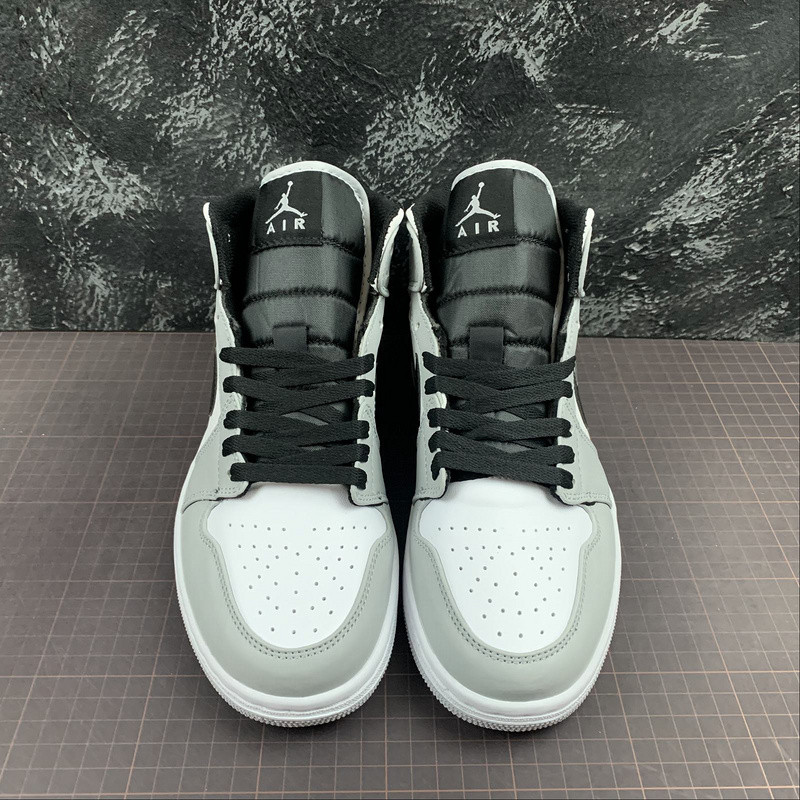 air jordan 1 mid "light smoke grey" 554724-092