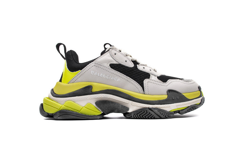 Ba*len*cia*ga triple s yellow/ grey 536737w09oh1293