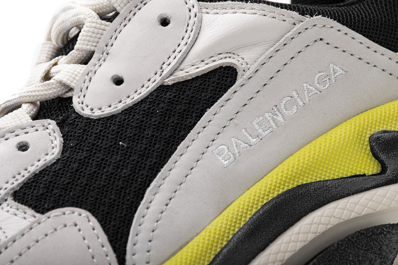Ba*len*cia*ga triple s yellow/ grey 536737w09oh1293