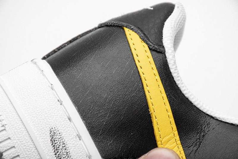 peaceminusone x nike air force 1 low black yellow aq3692-001