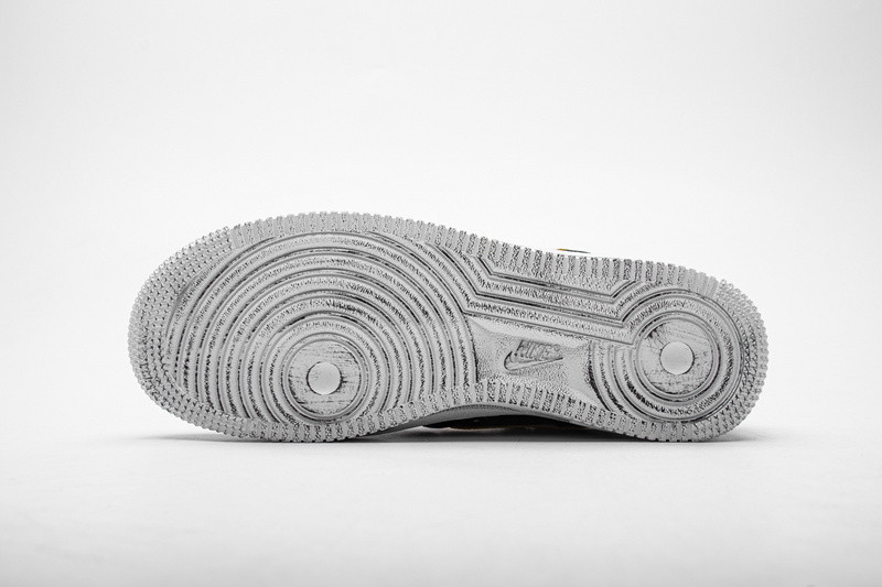 peaceminusone x nike air force 1 low black yellow aq3692-001