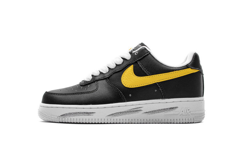 peaceminusone x nike air force 1 low black yellow aq3692-001