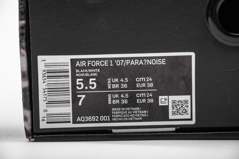 peaceminusone x nike air force 1 low black yellow aq3692-001