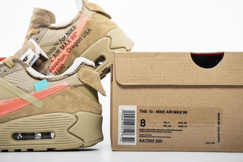 owt nike air max 90 desert ore aa7293-200