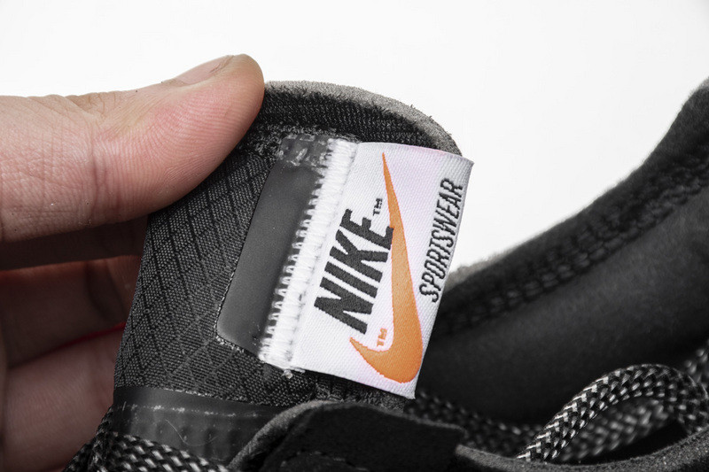 owt nike air force 1 low black ao4606-001