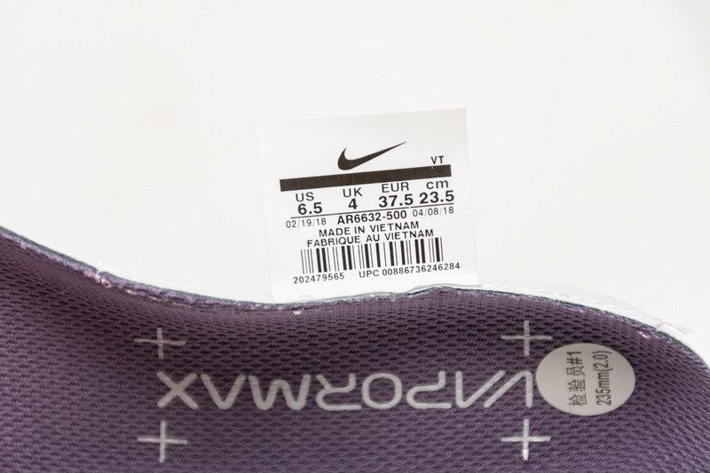 wmns air vapormax 2019 plum chalk ar6632-500