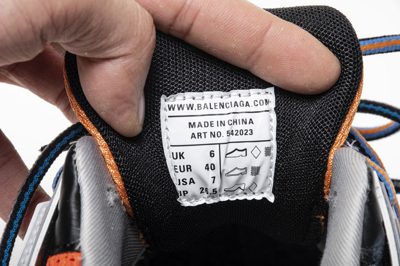 Ba*len*cia*ga 3.0 track trainer orange grey