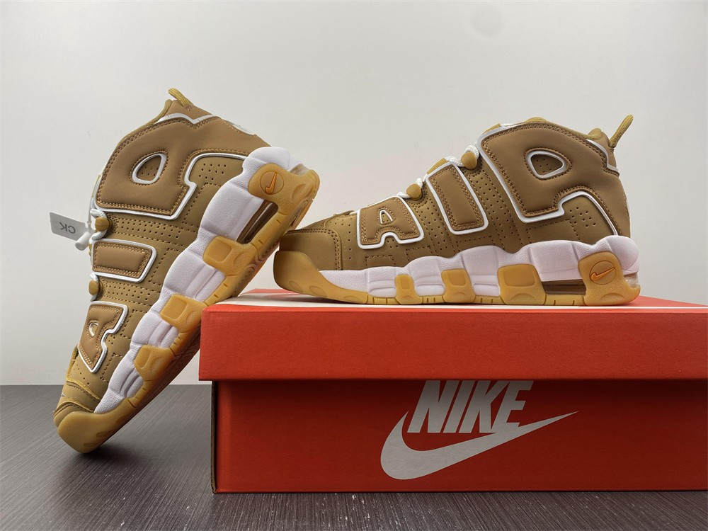 nike air more uptempo wheat (gs) - dq4713-700