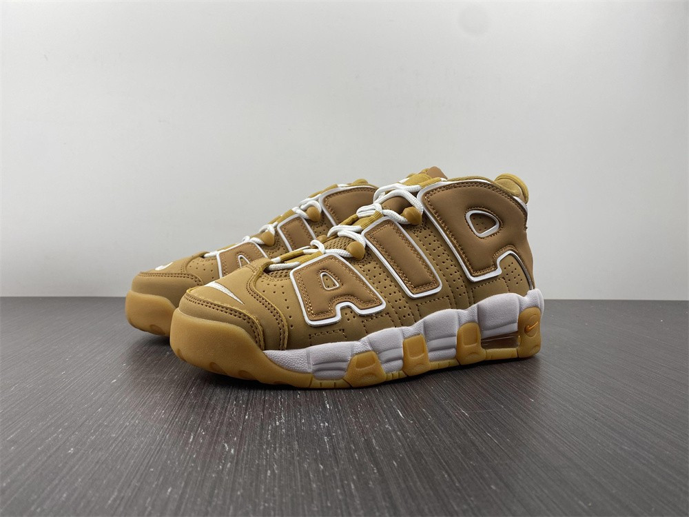 nike air more uptempo wheat (gs) - dq4713-700