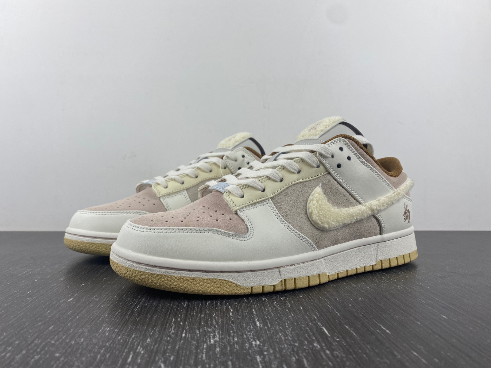nike dunk low retro prm year of the rabbit fossil stone fd4203-211
