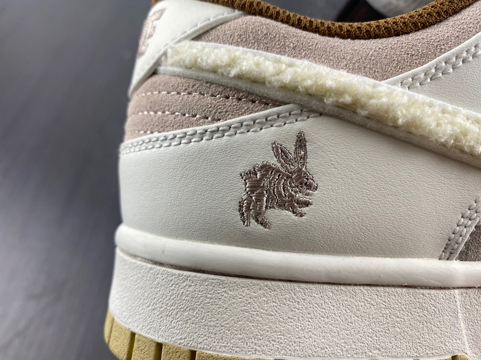 nike dunk low retro prm year of the rabbit fossil stone fd4203-211