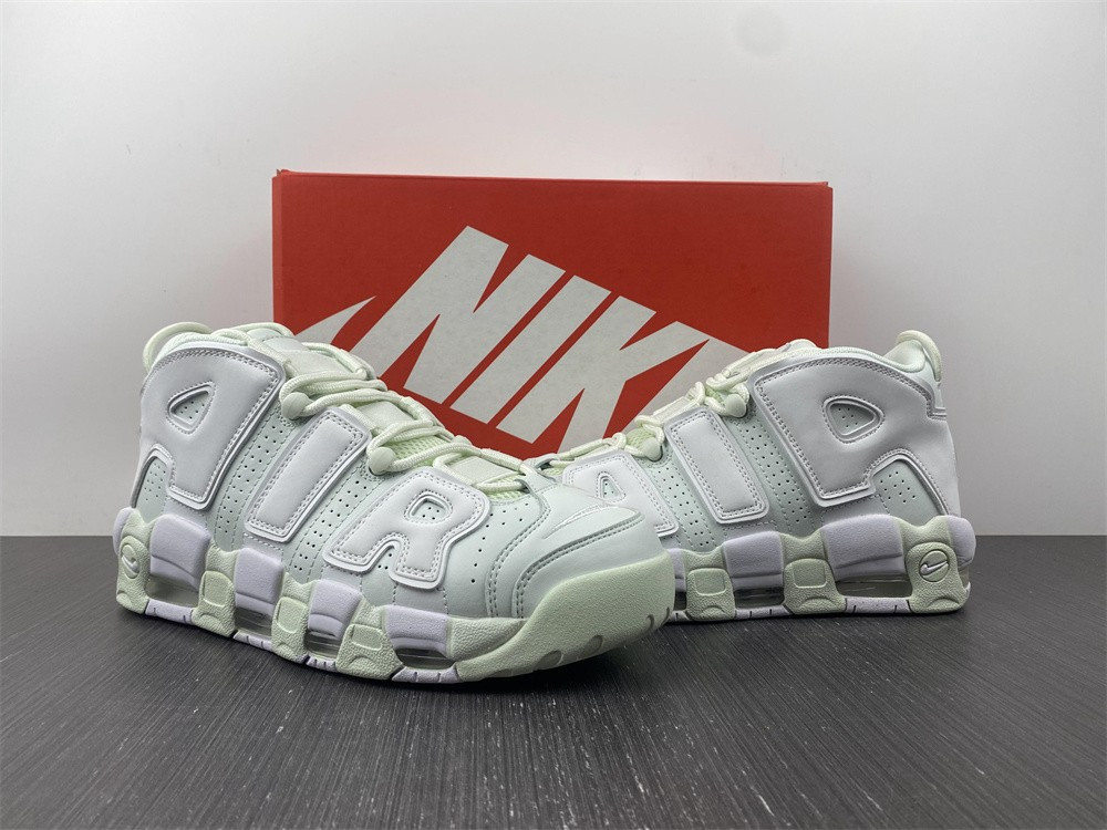 nike air more uptempo barley green (w) - 917593-300