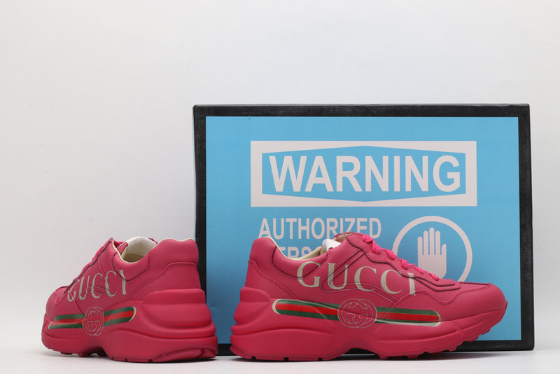 G*u*i sneaker pink with G*u*i letter