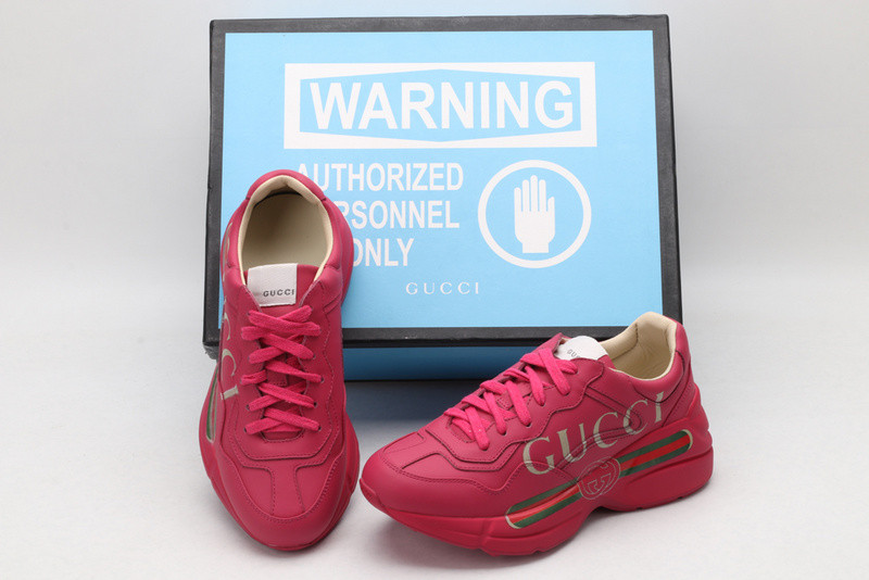 G*u*i sneaker pink with G*u*i letter