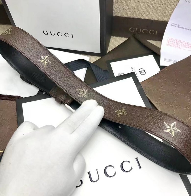 G*u*i bees and stars belt 495125